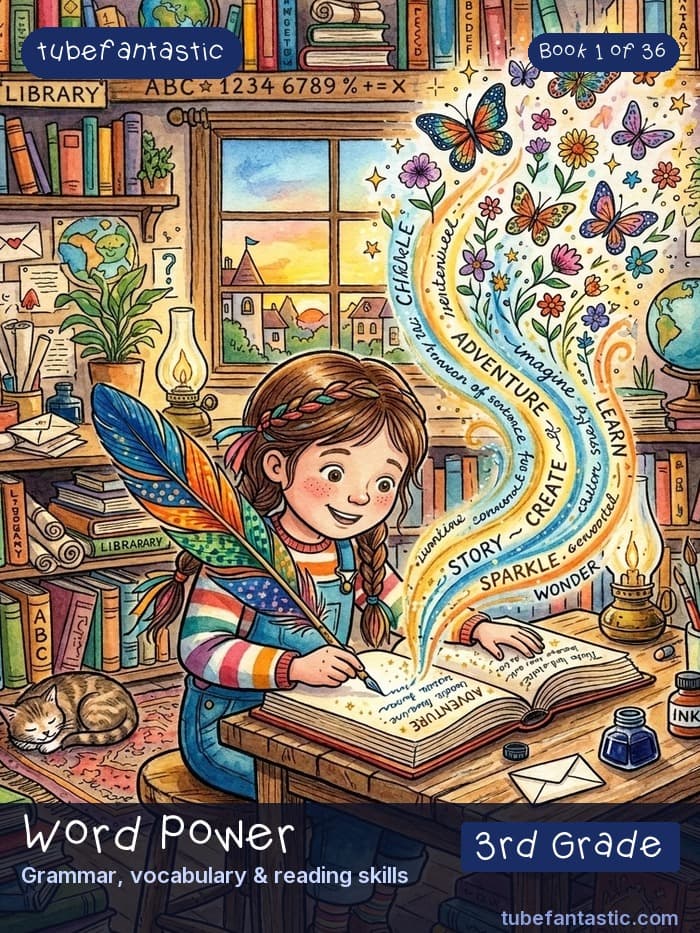 3rd Grade English Book 1 cover