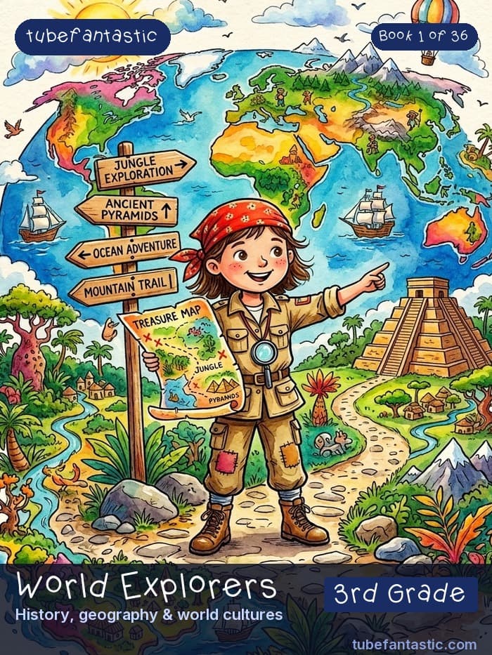 3rd Grade Social Studies Book 1 cover